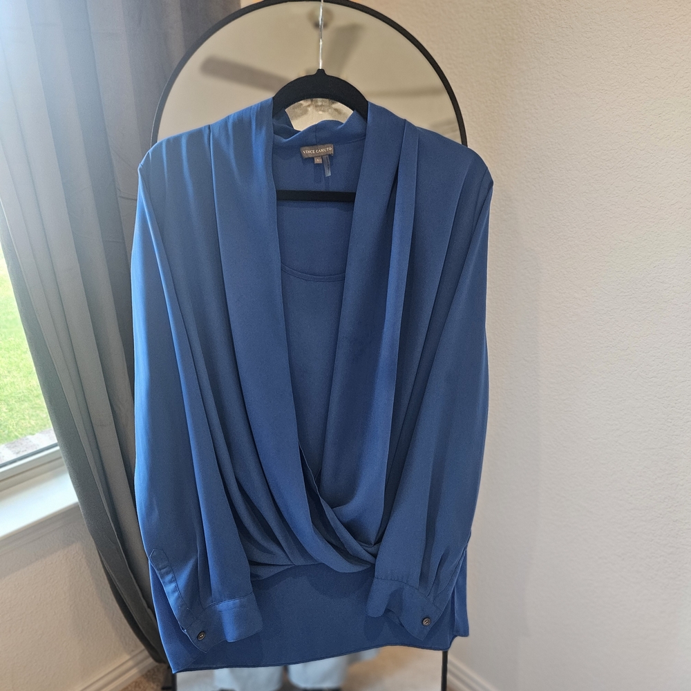 Vince Camuto Vibrant Blue Top